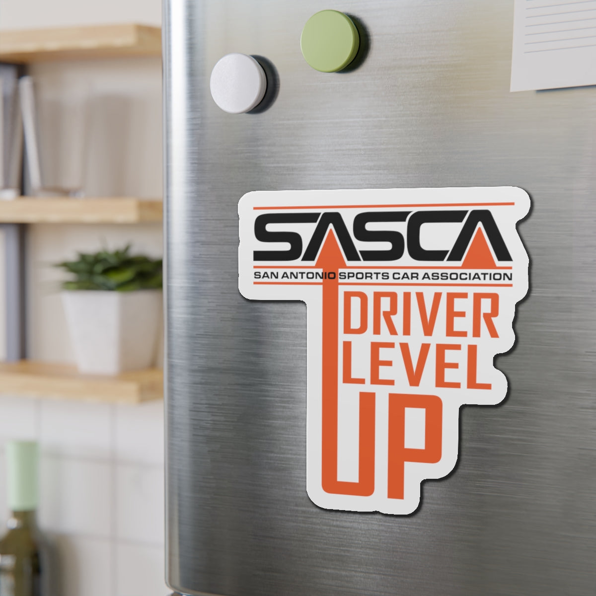 Die-Cut Magnets - SASCA Driver Level Up