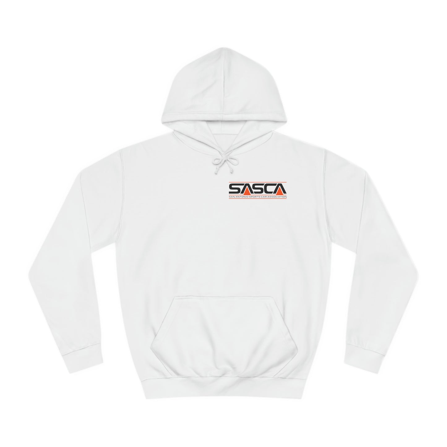Unisex College Hoodie - Light - SASCA Logo front and back
