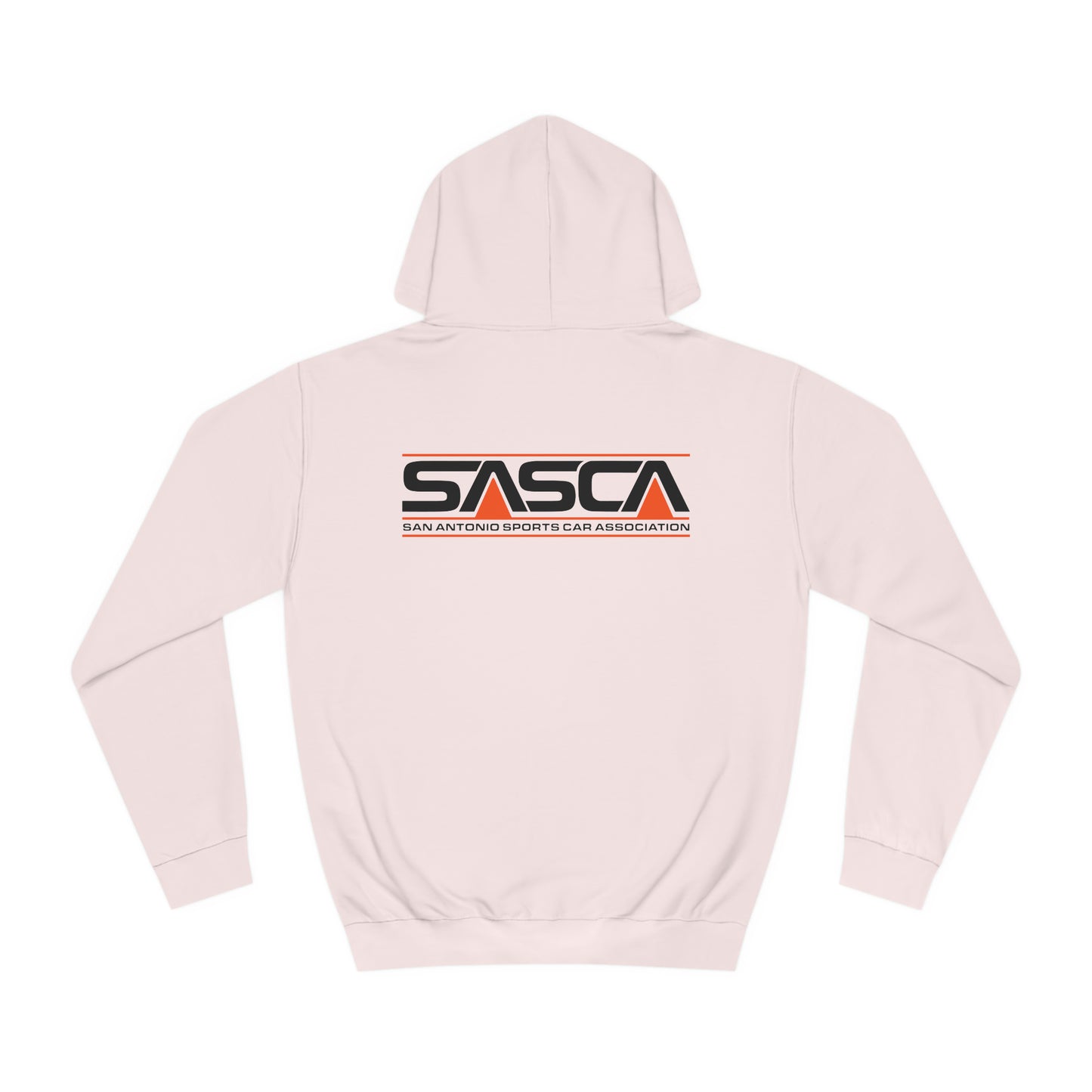 Unisex College Hoodie - Light - SASCA Logo front and back