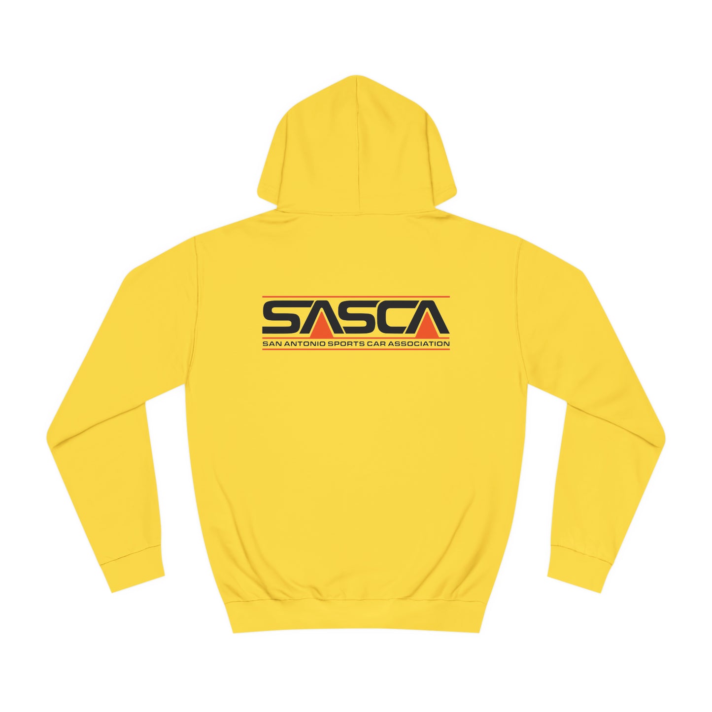 Unisex College Hoodie - Light - SASCA Logo front and back