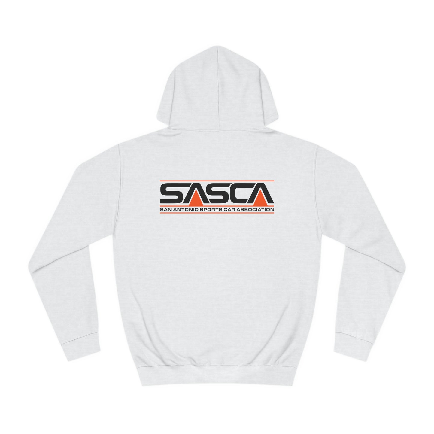 Unisex College Hoodie - Light - SASCA Logo front and back