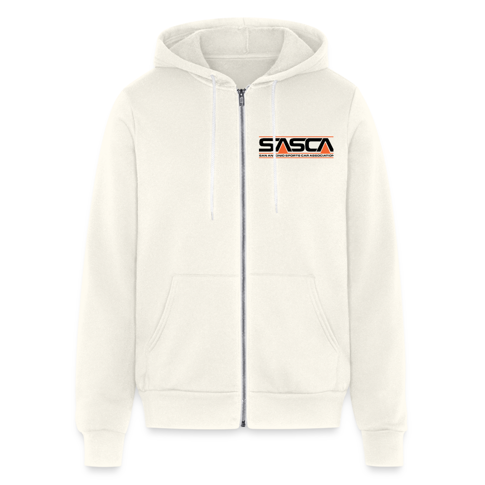 Bella + Canvas Unisex Full Zip Hoodie - light - vintage white