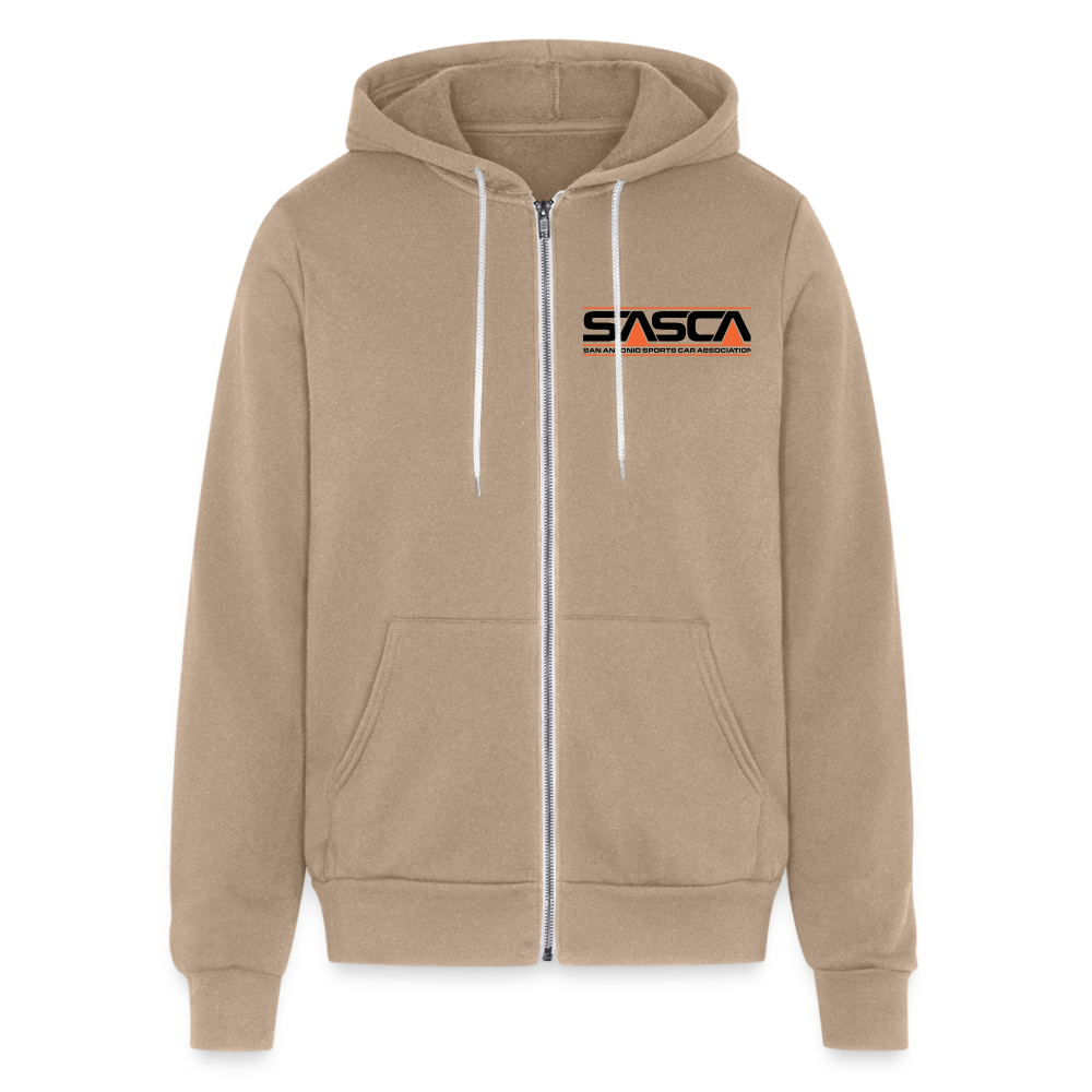 Bella + Canvas Unisex Full Zip Hoodie - light - tan