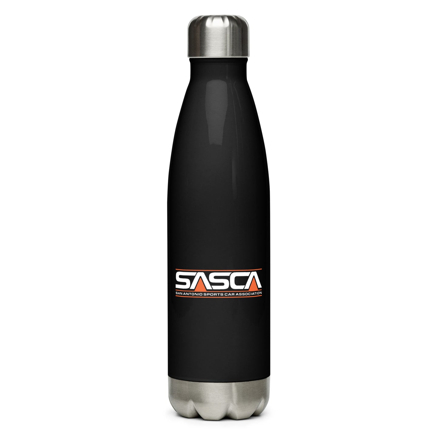 Stainless steel water bottle - black