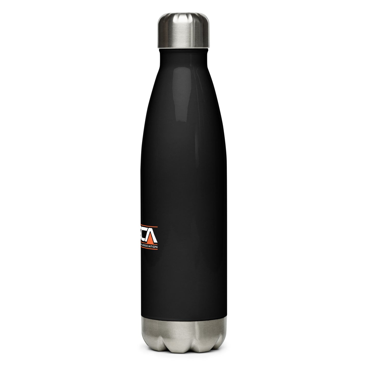 Stainless steel water bottle - black