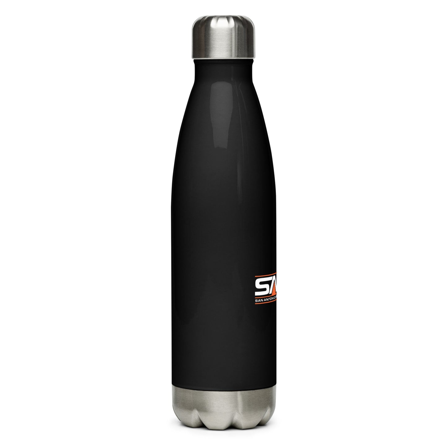 Stainless steel water bottle - black