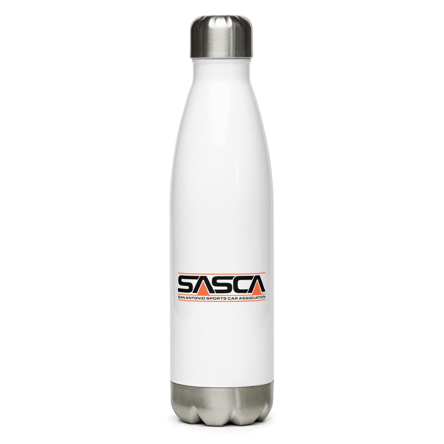 Stainless steel water bottle - white