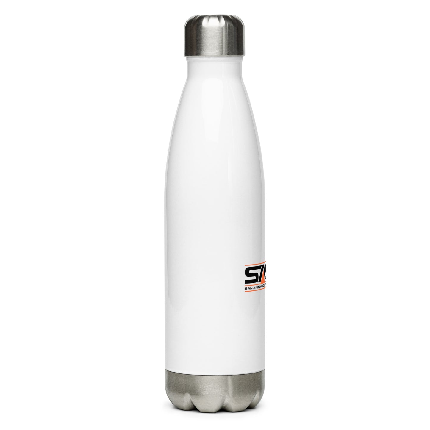 Stainless steel water bottle - white