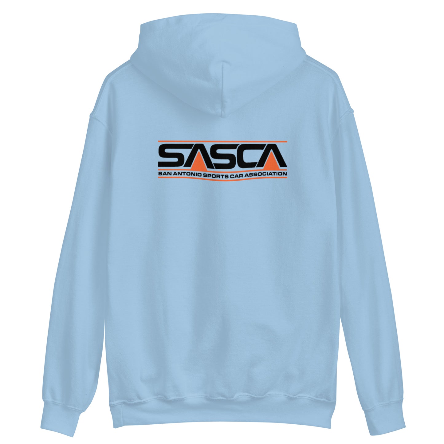 Unisex heavy blend hoodie Front and Back Logo - light