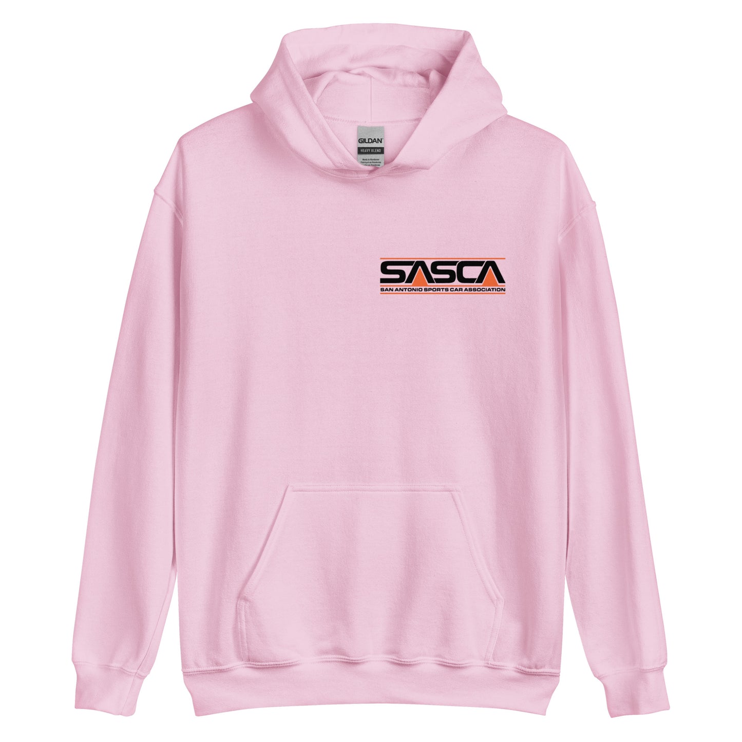Unisex heavy blend hoodie Front and Back Logo - light