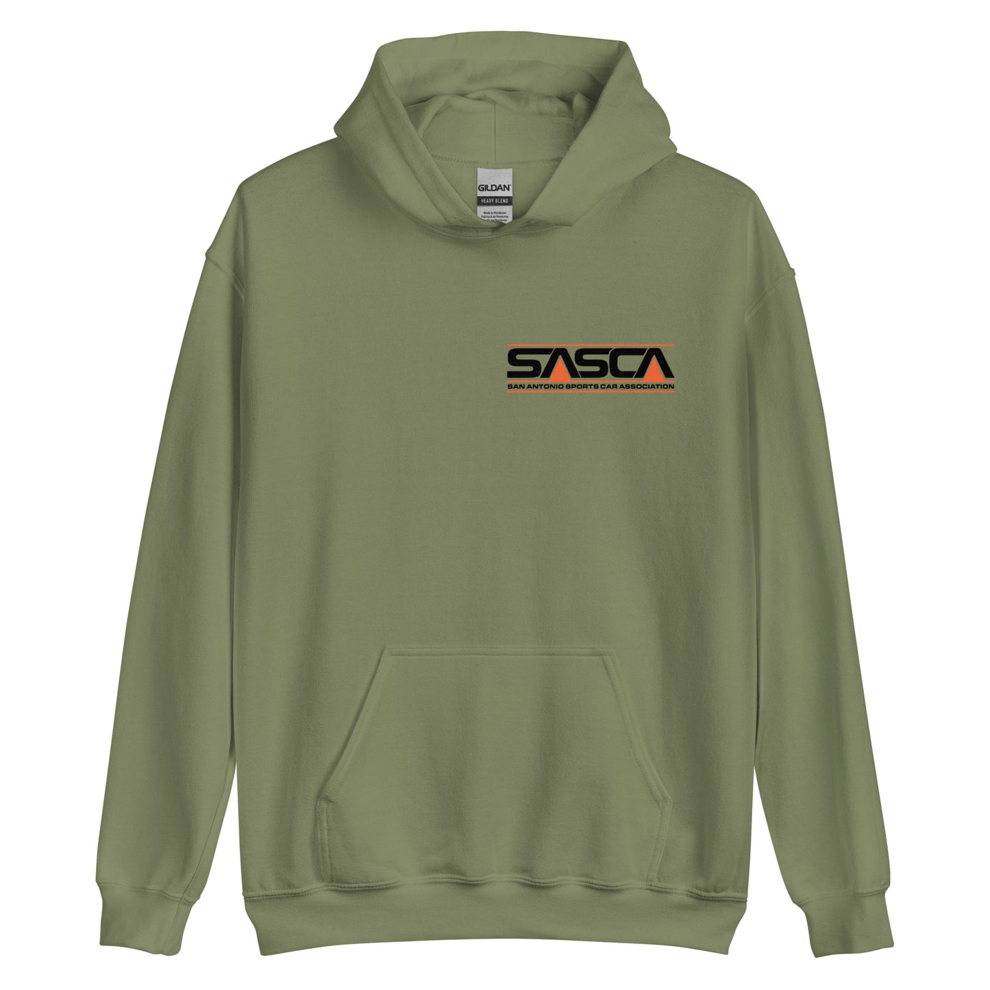Unisex heavy blend hoodie Front and Back Logo - light