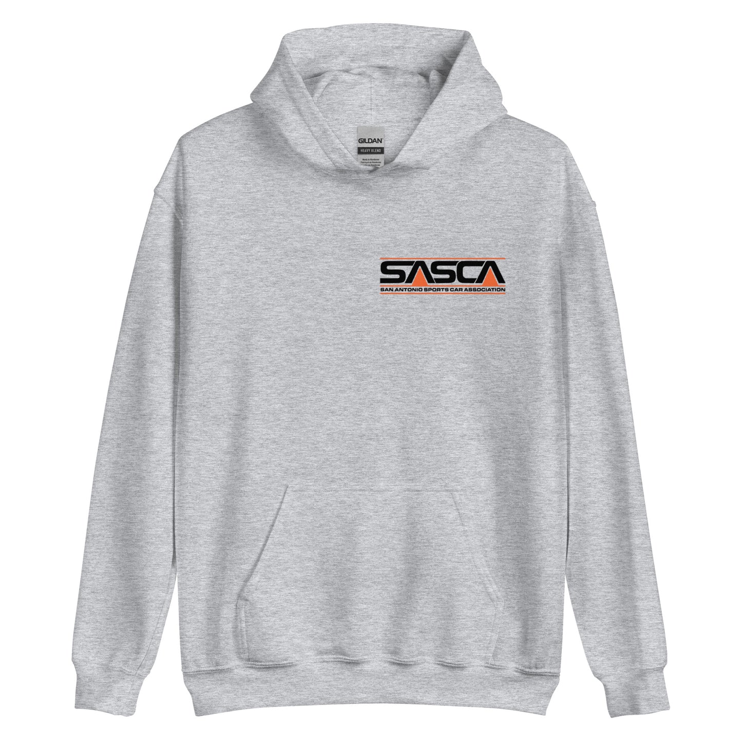 Unisex heavy blend hoodie Front and Back Logo - light