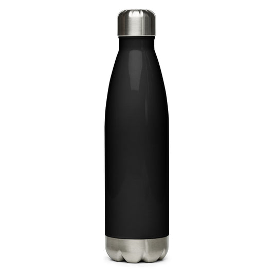 Stainless steel water bottle - black