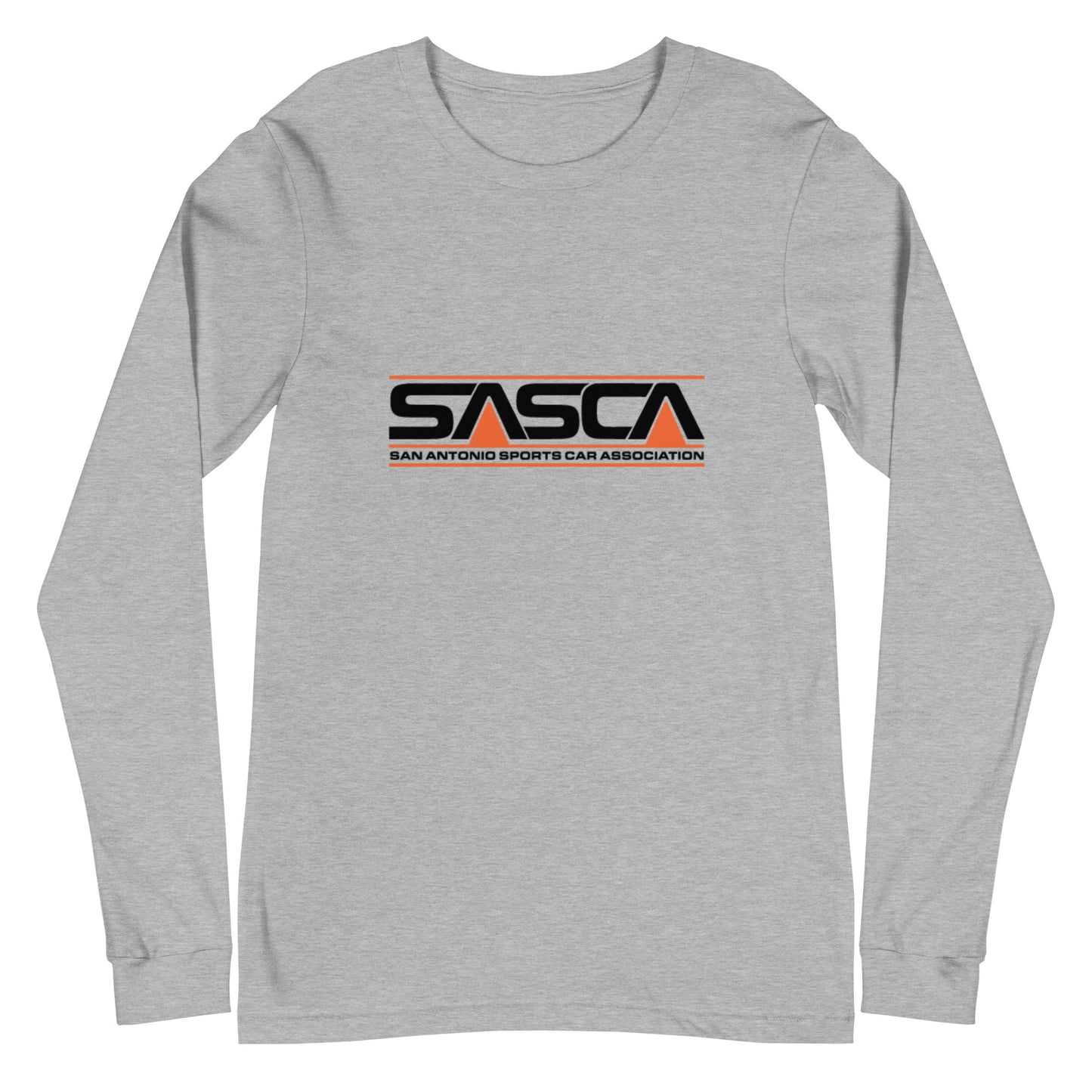 Unisex Long Sleeve Tee Large Front Logo - light