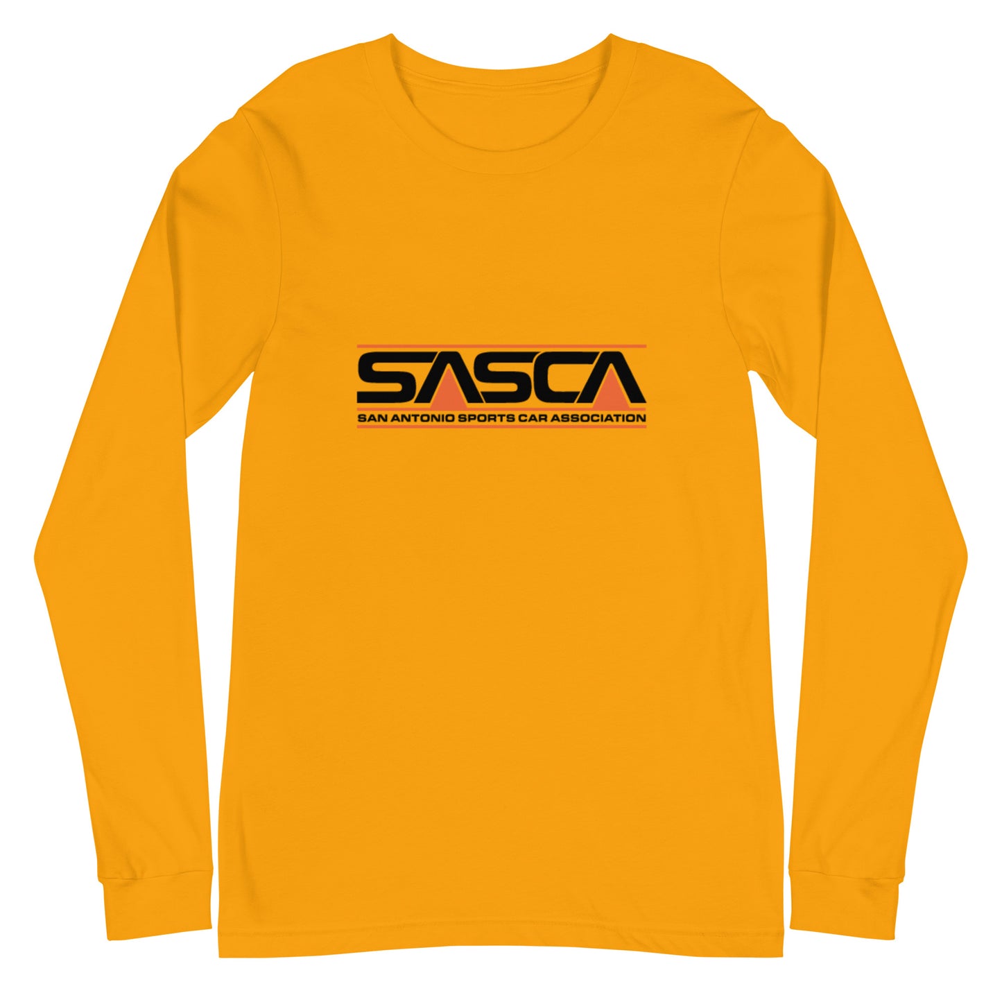 Unisex Long Sleeve Tee Large Front Logo - light