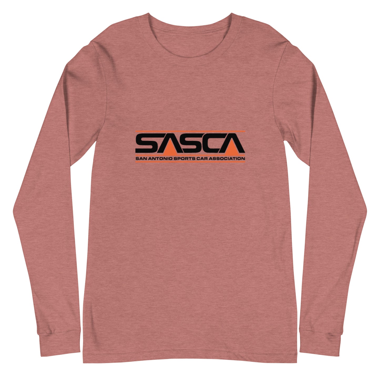 Unisex Long Sleeve Tee Large Front Logo - light