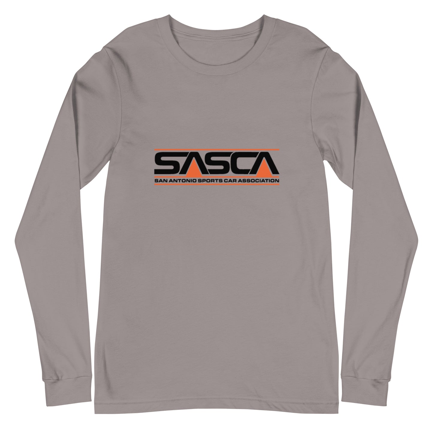 Unisex Long Sleeve Tee Large Front Logo - light