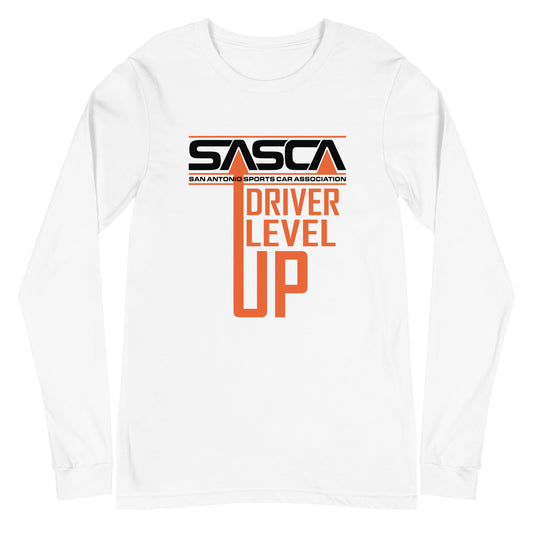 Unisex Long Sleeve Tee Driver Level Up - light